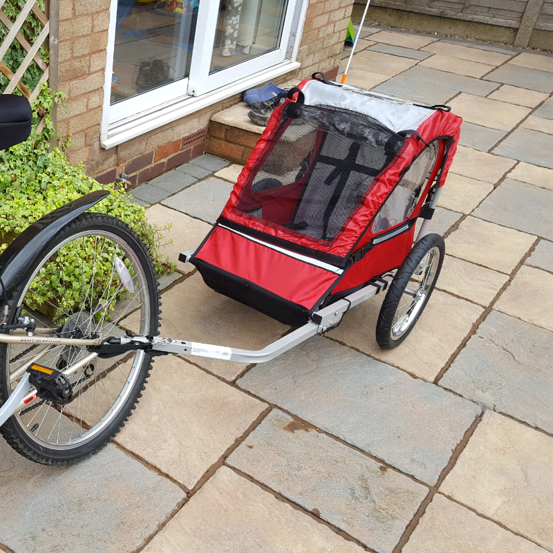 halfords single bike trailer